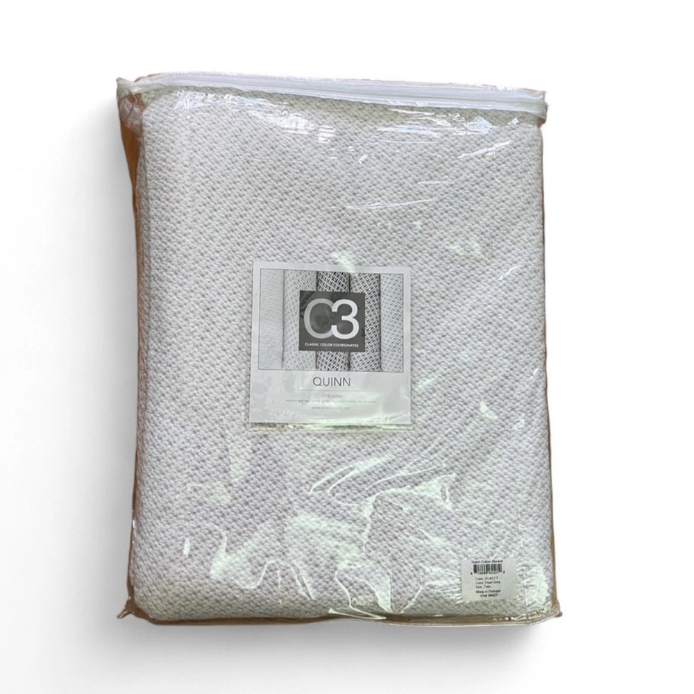 Pine Cone Hill Annie Selke Cotton Twin Blanket